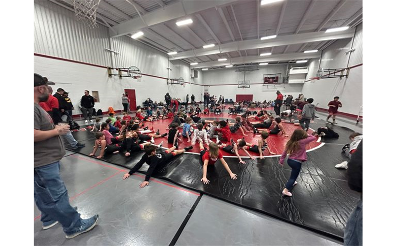 North Scott Wrestling Club tournament warmup